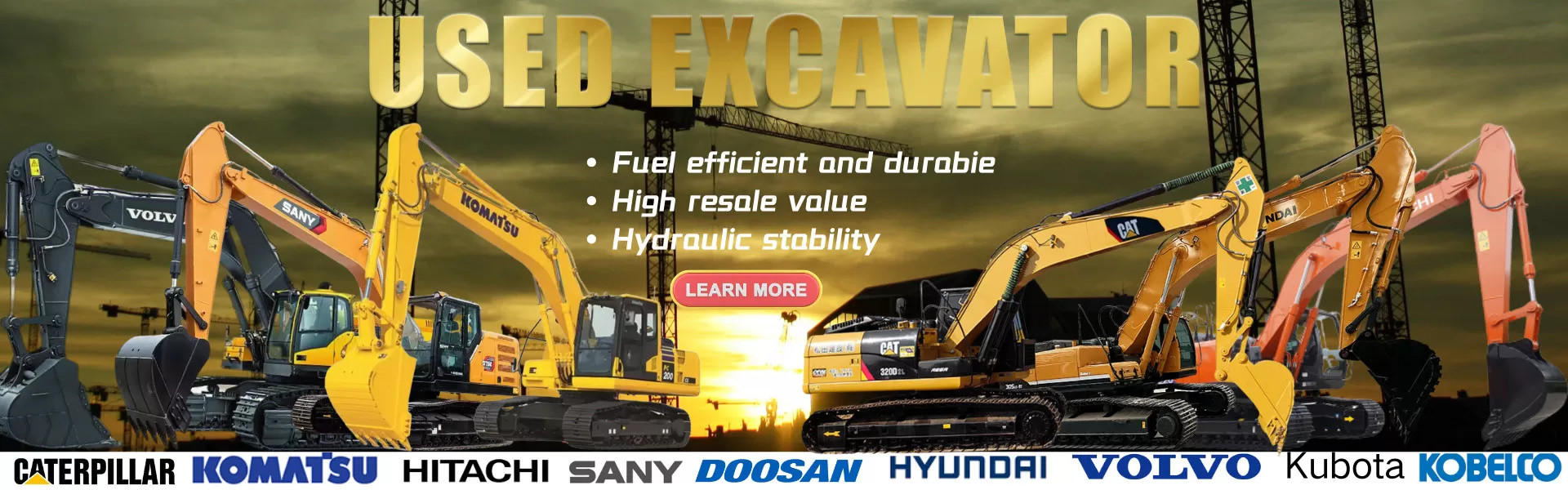 qualidade CAT Excavators usada fábrica